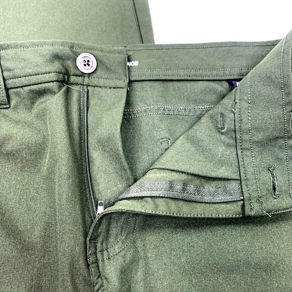 32 Degrees Cool Stretch Performance Tapered Leg Trousers Green Women's Size 30 - Picture 6 of 6